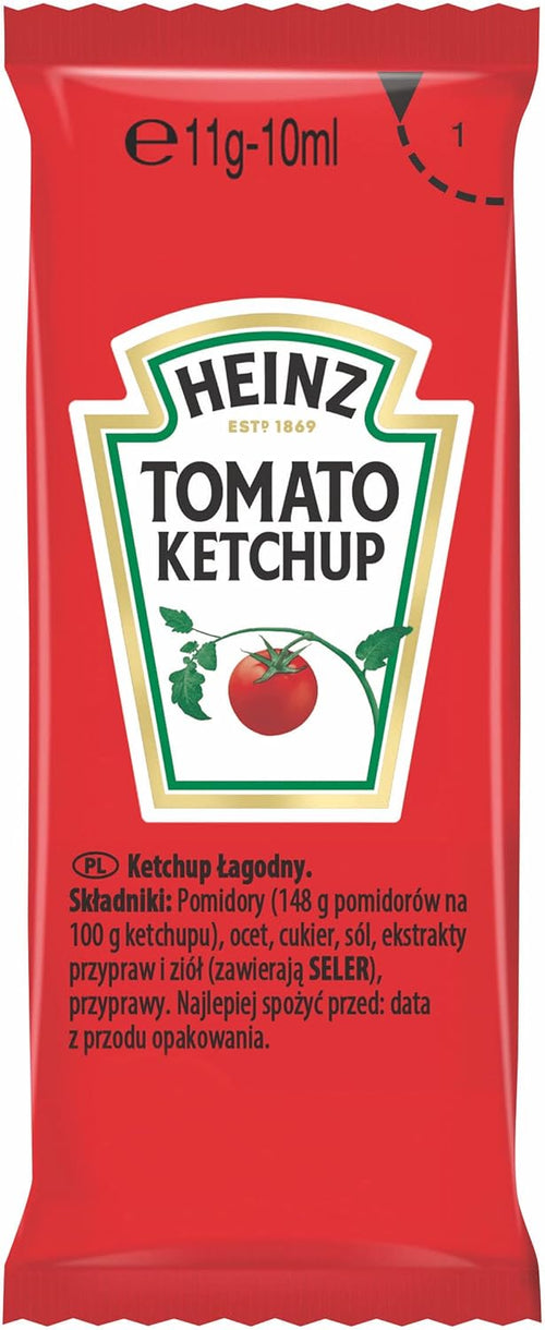 Heinz Sachet Ketchup, 10 ml (200 Confezioni)
